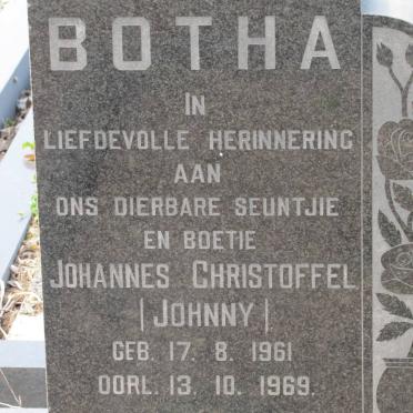 BOTHA Johannes Christoffel 1961-1969