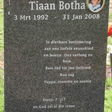 BOTHA Tiaan 1992-2008
