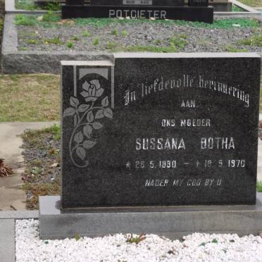 BOTHA Sussana 1930-1970