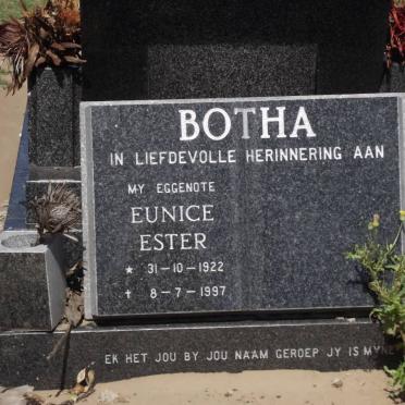BOTHA Eunice Ester 1922-1997