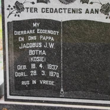 BOTHA Jacobus J.W. 1937-1970