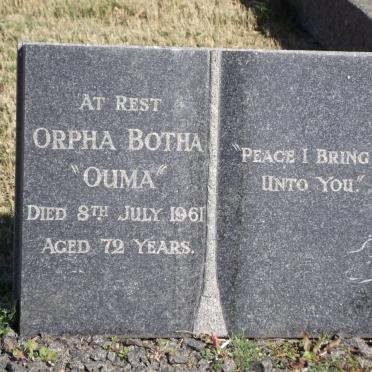 BOTHA Orpha -1961
