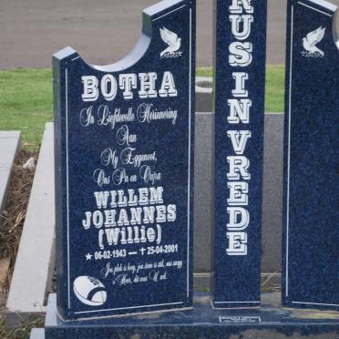 BOTHA Willem Johannes 1943-2001