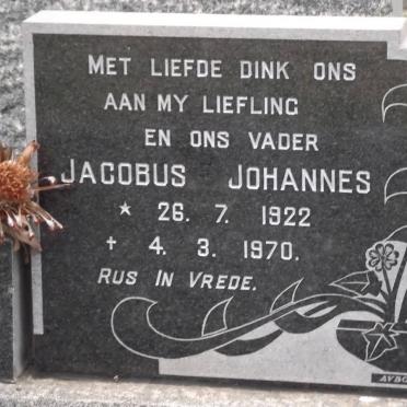 BOTHA Jacobus Johannes 1922-1970