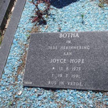 BOTHA Joyce Hope 1925-1991