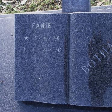 BOTHA Fanie 1940-1976