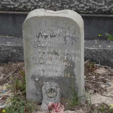 BOTHA Adam Nicholas 1969-1970