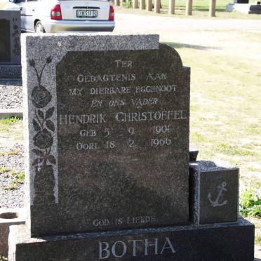 BOTHA Hendrik Christoffel 1901-1966