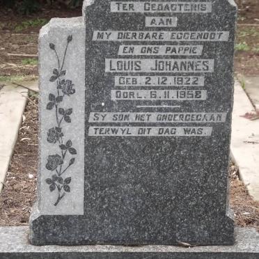 BOTHA Louis Johannes 1922-1958
