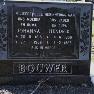 BOUWER Hendrik 1908-1965 &amp; Johanna 1918-1986