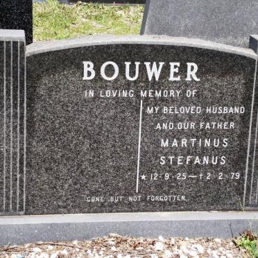 BOUWER Martinus Stefanus 1925-1979