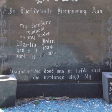 BROWN Martin John 1934-1972 :: BEKKER Hendrik A. -1989
