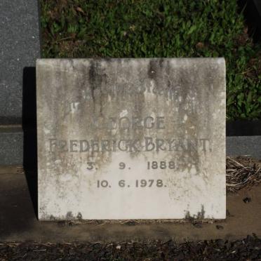 BRYANT George Frederick 1888-1978