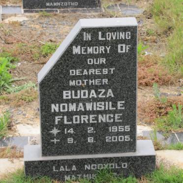 BUDAZA Nomawisile Florence 1955-2005