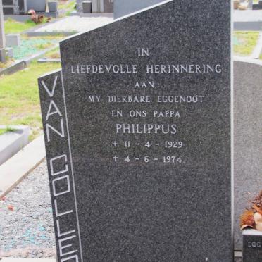 COLLER Philippus Johannes, van 1929-1974