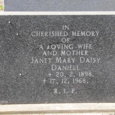 DANIELL Janes Mary Daisy 1898-1968