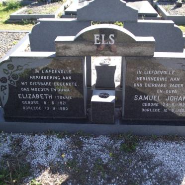 ELS Samuel Johannes 1920-1992 &amp; Elizabeth 1921-1980