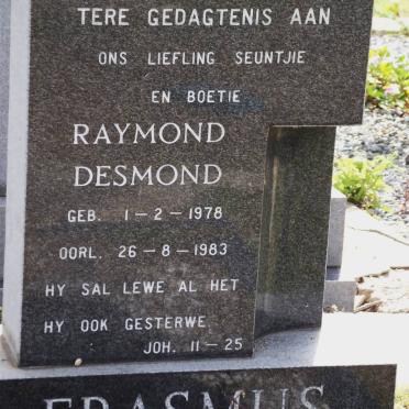 ERASMUS Raymond Desmond 1978-1983