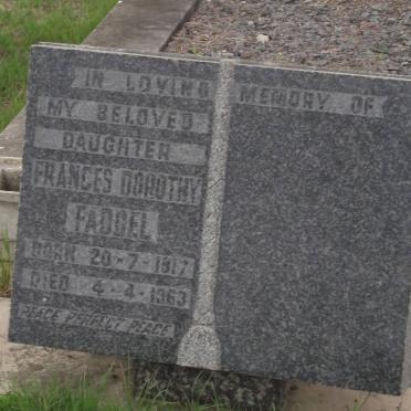 FADDEL Frances Dorothy 1917-1963