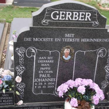 GERBER Paul Johannes 1934-2001