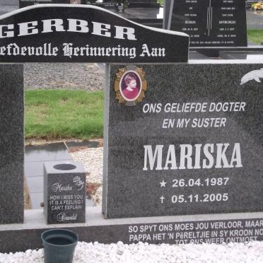 GERBER Mariska 1987-2005