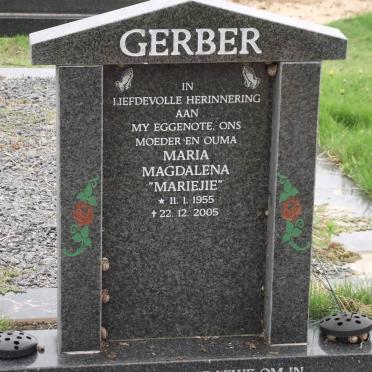 GERBER Maria Magdalena 1955-2005