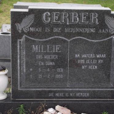 GERBER Millie 1931-1998