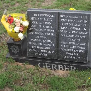 GERBER Hitlof Hein 1970-2003