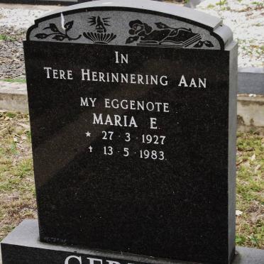 GERBER Maria E. 1927-1983