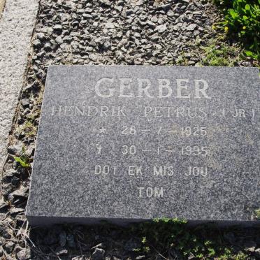 GERBER Hendrik Petrus 1925-1995