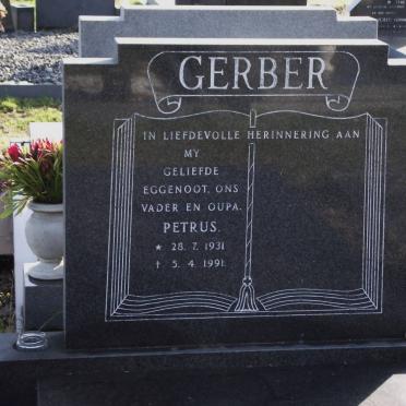 GERBER Petrus 1931-1991