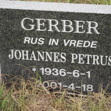 GERBER Johannes Petrus 1936-2001