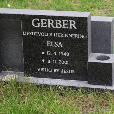 GERBER Elsa 1948-2001