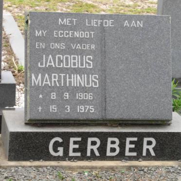 GERBER Jacobus Marthinus 1906-1975