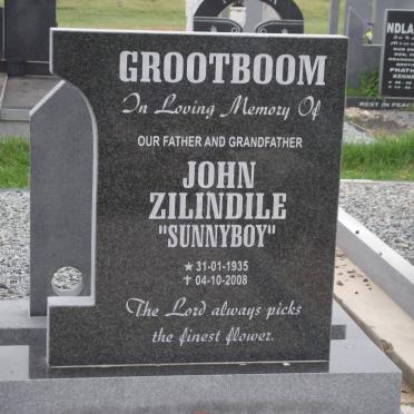 GROOTBOOM John Zilindile 1935-2008