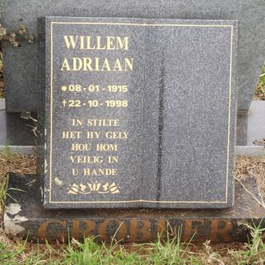 GROBLER Willem Adriaan 1915-1998