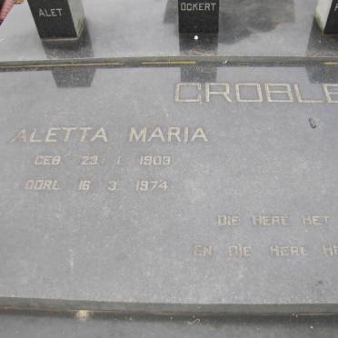 GROBLER Jan Harm 1902-1973 &amp; Aletta Maria 1903-1974