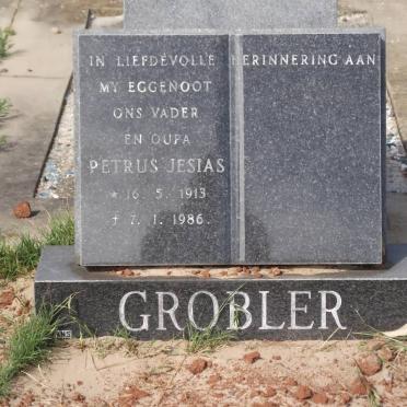 GROBLER Petrus Jesias 1913-1986