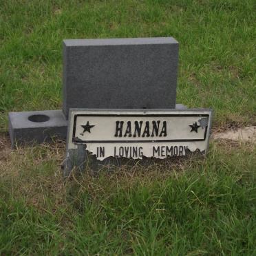 HANANA Thembile Welcome 1942-2001