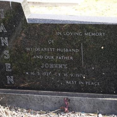 HANSEN Johnny 1927-1971