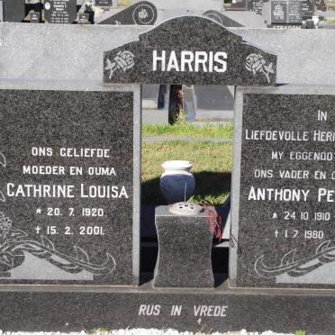HARRIS Anthony Percy 1910-1980 &amp; Cathrine 1920-2001