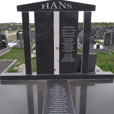 HANS Themba 1918-1979 :: HANS Celiwe Siphokazi 1958-1960