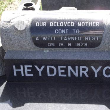 HEYDENRYCH Anne 1895-1978