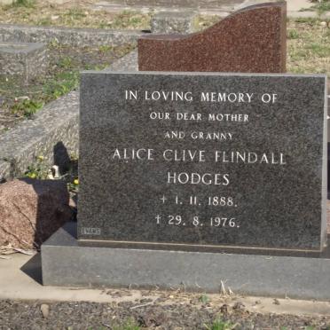 HODGES Alice Clive Flindall 1888-1976