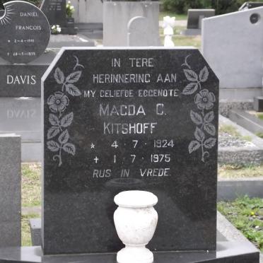 KITSHOFF Magda C. 1924-1975