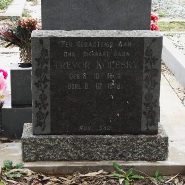 KOLESKY Trevor 1966-1966