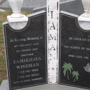 LAMANI Zamikhaya Wiseman 1962-2000