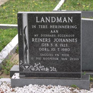 LANDMAN Reiners Johannes 1923-1980