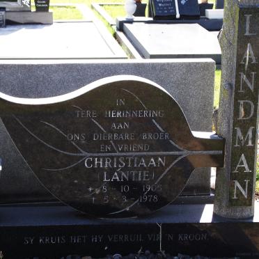 LANDMAN Christiaan 1905-1978