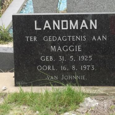 LANDMAN Madalena Johanna Petronella 1925-1973